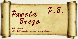 Pamela Brezo vizit kartica
